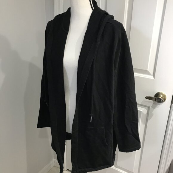 Westbound Black Open Front Hoodie XL - Picture 5 of 10